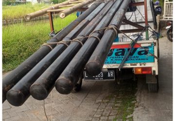 Diduga Kuat Tidak Kantongi Izin, Tiang Wifi Fyberstar, di Ds Durung Bedog Tulangan Jadi Polemik