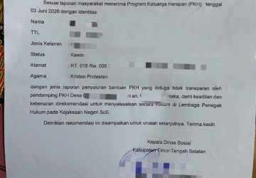 Oknum Kadis di TTS Diduga Lampaui Kewenangan, Terbitkan Surat Rekomendasi Audit ke Kejari SoE
