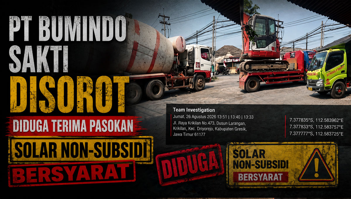 PT Bumindo Sakti Disorot, Diduga Terima Pasokan Solar Non-Subsidi Bersyarat