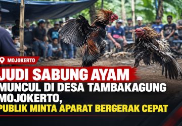 Judi Sabung Ayam Kembali Muncul, Kali Ini di Tambakagung Mojokerto