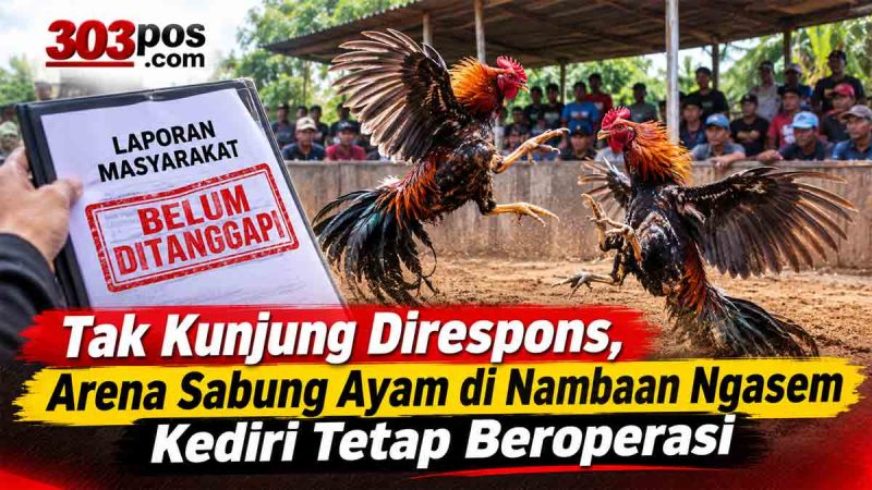 Tak Kunjung Direspons, Arena Sabung Ayam di Nambaan Ngasem Kediri Tetap Beroperasi